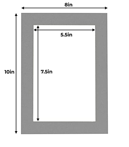 8x10 Mat for 6x8 Photo