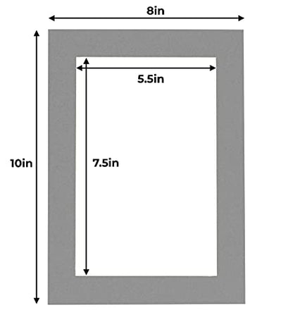 8x10 Mat for 6x8 Photo
