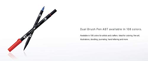 Dual Brush Pen Art Markers (10 Count)