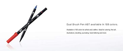 Dual Brush Pen Art Markers (10 Count)