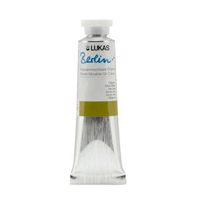 Berlin Pro Artists Water Mixable Oil Paint 37 ml Tube Olive Green