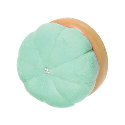 Wooden Base Needle Pincushions Pin Cushions Light Green