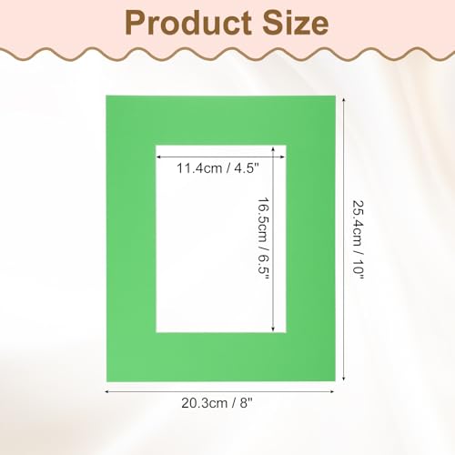 Picture Mats 8 x 10 for 5 x 7 Pictures Acid Free