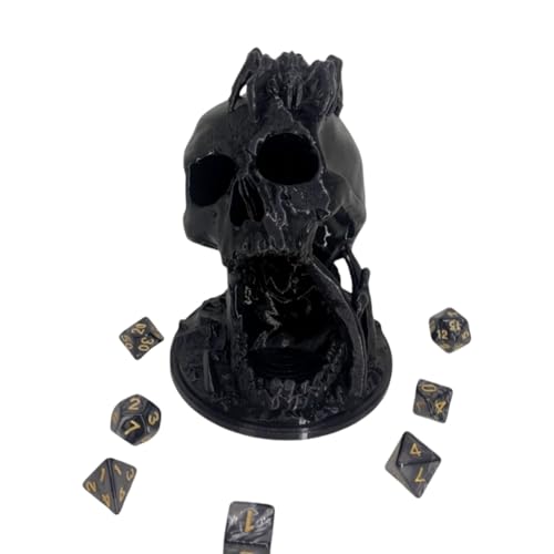 Skull Dice Tower Dungeons and Dragons RPG abletop Roleplaying Game Jail D&D