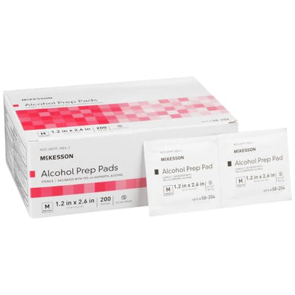 Alcohol Prep Pads (200 Count)
