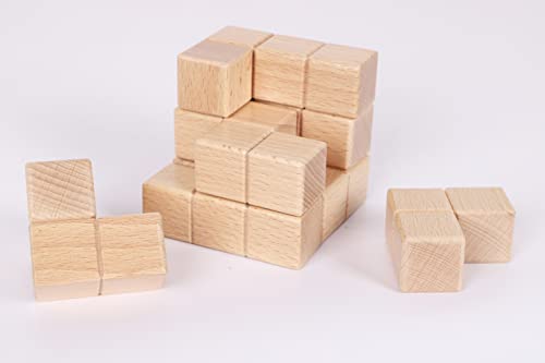 TOWO Large Wooden Soma Cube Puzzle