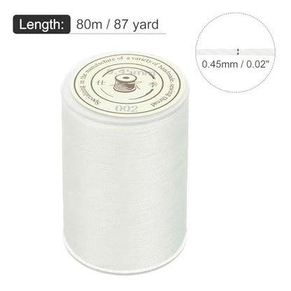 Waxed Cord 0.45mm Waxed Thread 87 Yard Wax String Leather Cord for Bracelet Making