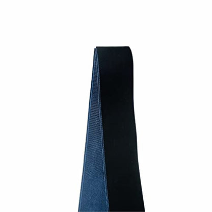 Vintage Navy Blue Velvet Ribbon