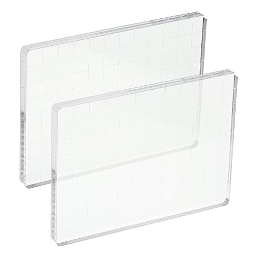 5" x 3.5" Acrylic Stamp Block (2 Count)