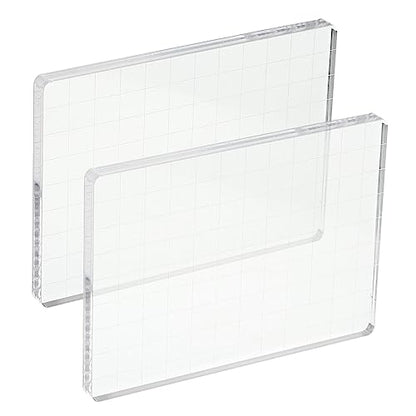 5" x 3.5" Acrylic Stamp Block (2 Count)