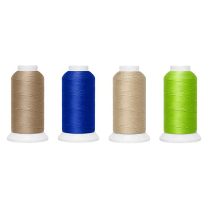 Beige Assorted Tex 90 Upholstery Polyester Heavy Duty Thread