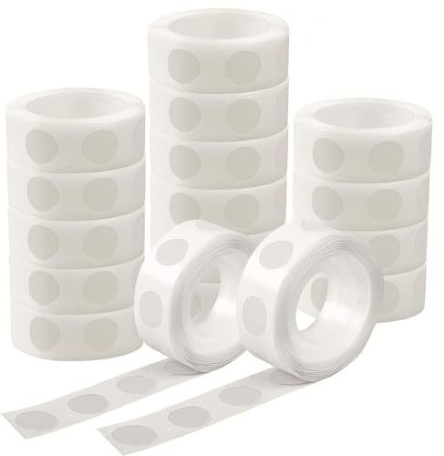 6000 Pcs Point Dots Balloon Glue Removable Adhesive Point Tapes (6000 Count)