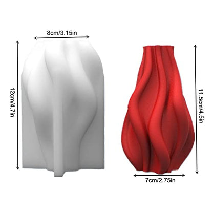 Irregular Cylinder Silicone Candle Mold