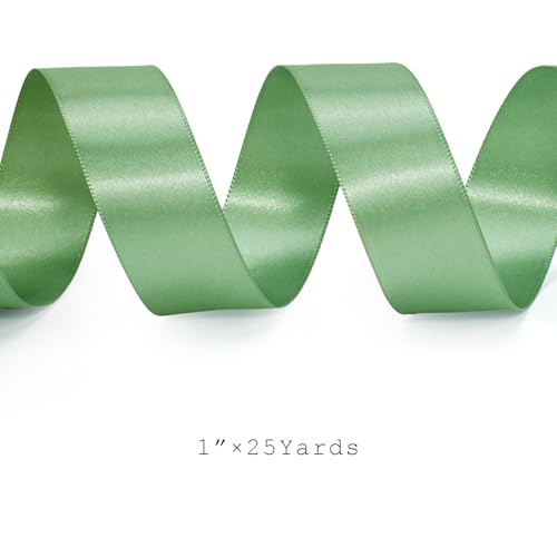 Sage Green Ribbon 1 Inch 25 Yards