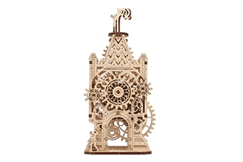 Old Clock Tower 3D Wooden Puzzles for Adults (44 Count)
