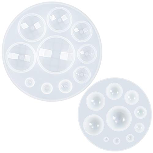 Mini Dome Cabochon Gemstone Pastry Silicone Mold for Cake Decoration