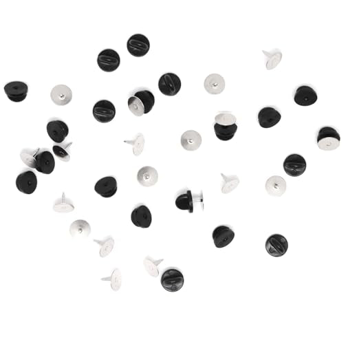 100set Rubber Pin Backs (100 Count)
