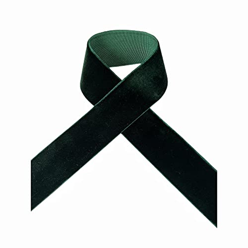 Hunter Green Velvet Ribbon