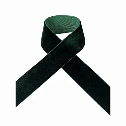 Hunter Green Velvet Ribbon