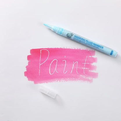 2 Pcs Masking Fluid Pen for Watercolor Painting (2 Count)