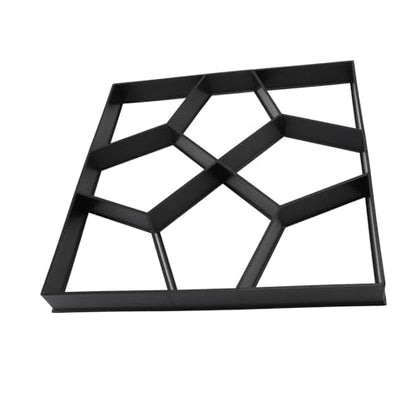 Walk Maker 15.7 Inch ABS Reusable Pavement Concrete Maker Stepping Stone Paver Kit for Lawn Garden Patio Backyard Walkways DIY Outdoor Projects Versatile Stone for Elegant Pa