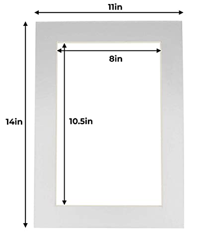 11x14 Mat for 8.5x11 Photo