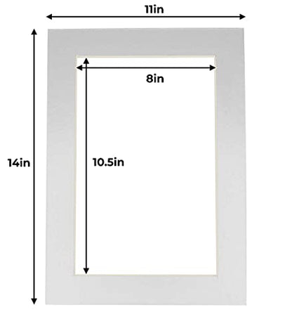 11x14 Mat for 8.5x11 Photo