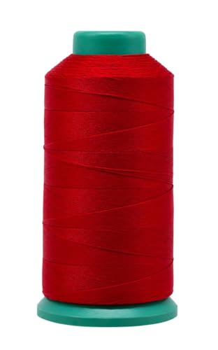 Size 69 210D T70 White Red Bonded Nylon Thread (18000 Foot)