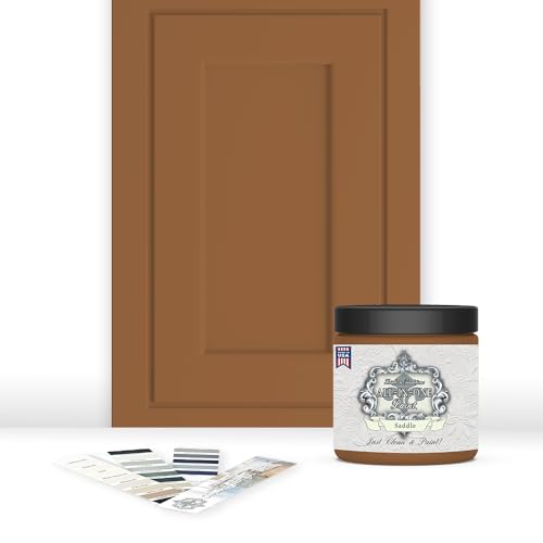 ALL-IN-ONE Paint by Heirloom Traditions, Saddle, 8oz Sample (8 Fl Oz)