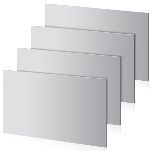 4 Pcs 18 Gauge Sheet Metal Plates (4 Count)