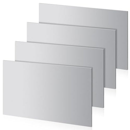 4 Pcs 18 Gauge Sheet Metal Plates (4 Count)