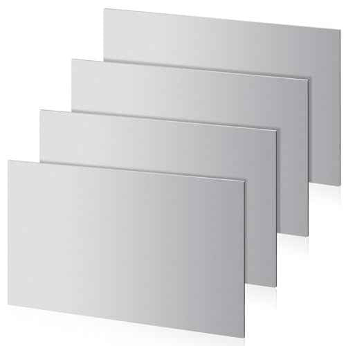 4 Pcs 18 Gauge Sheet Metal Plates (4 Count)