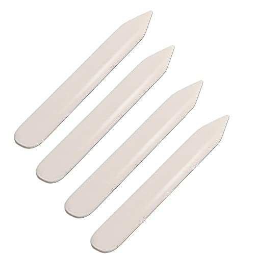 Bone Folder Leather Craft Tools 4 Pcs DIY Leather Shaping for DIY Handmade Leather Burnishing Bookbinding Cards and Paper Crafts