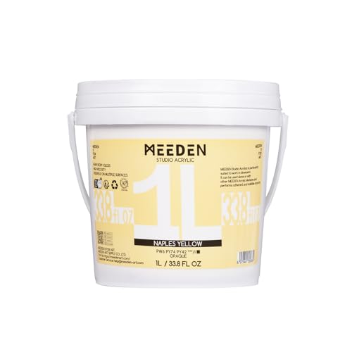 Naples Yellow Acrylic Paint (33.8 Fl Oz)
