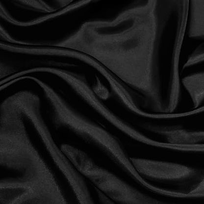 Black Satin Fabric
