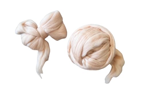 Colored Natural Wool roving