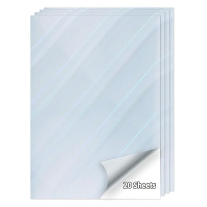 20 Sheets Printable Holographic Sticker Paper