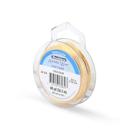 28 Gauge Silver Plated Tarnish Resistant Colored Copper Craft Wire
