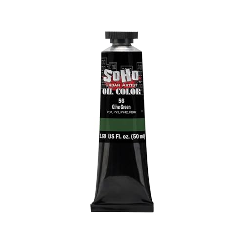Oil Paint Olive Green