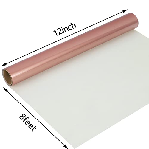 Heat Transfer Vinyl Rose Golden Iron on Vinyl (8 Foot)