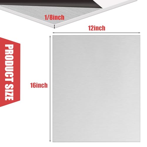 2Pack 1 8Inch Thick Aluminum Sheet Metal (2 Count)