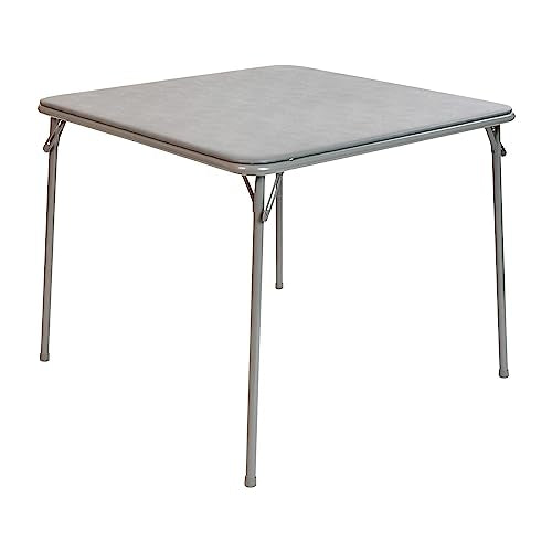 Gray 33.5" Square Folding Table