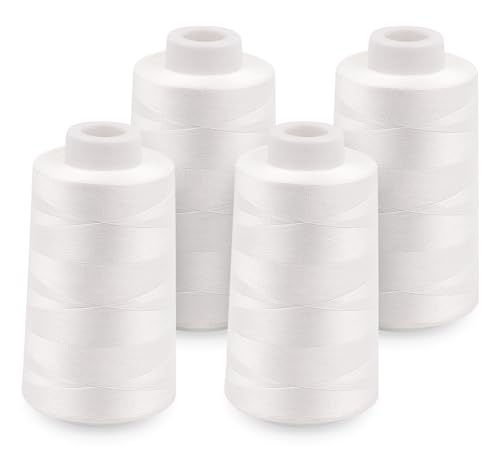 4 Pack Serger Thread Cones (36000 Foot)
