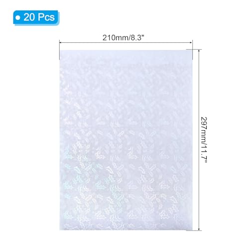 11.7x8.3 Holographic Sticker Paper (20 Count)