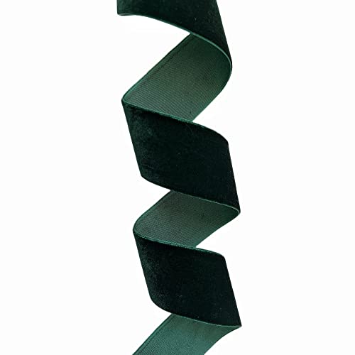 Hunter Green Velvet Ribbon