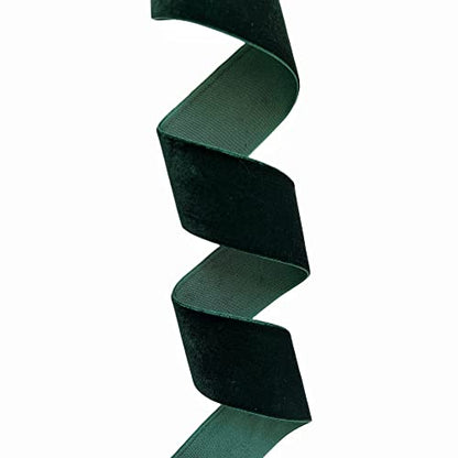 Hunter Green Velvet Ribbon