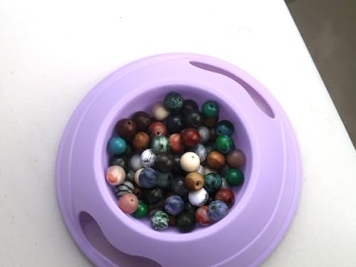 500Pcs 8mm Natural Gemstone Beads