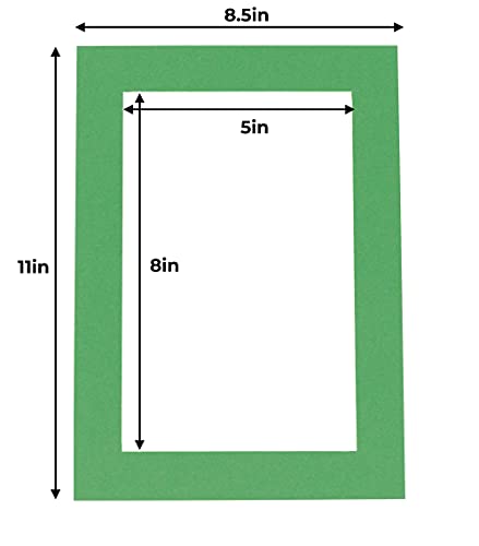 5.5x8.5 Mat for 8.5x11 Frame (100 Count)