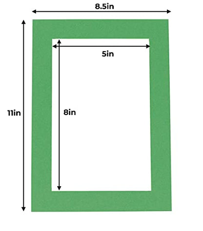 5.5x8.5 Mat for 8.5x11 Frame (100 Count)