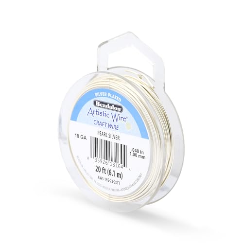 18 Gauge Silver Plated Tarnish Resistant Colored Copper Craft Wire